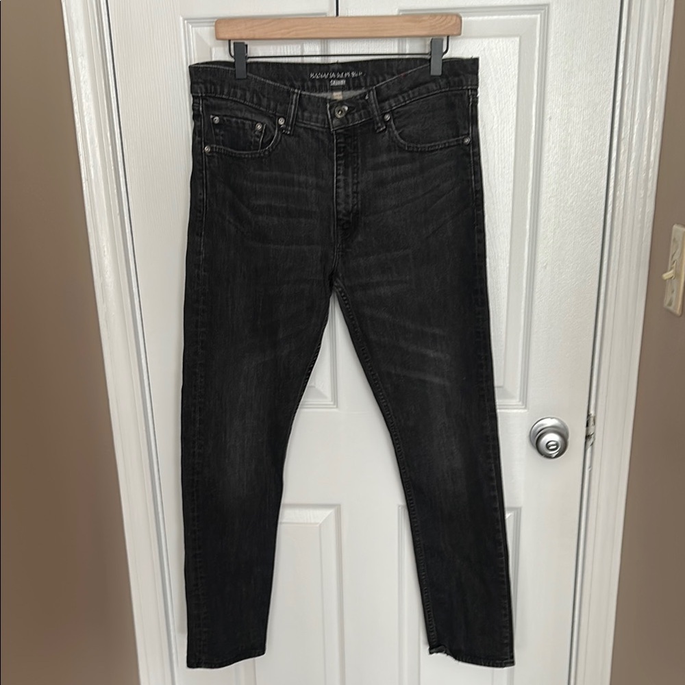 Banana Republic Charcoal Skinny Jeans